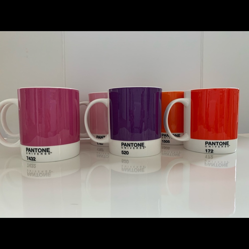 Pantone Mug Set (One set of 6 mugs)